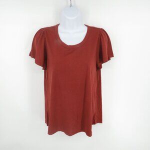 Philosophy Womens Small Red Short Sleeve Top NWT $38
